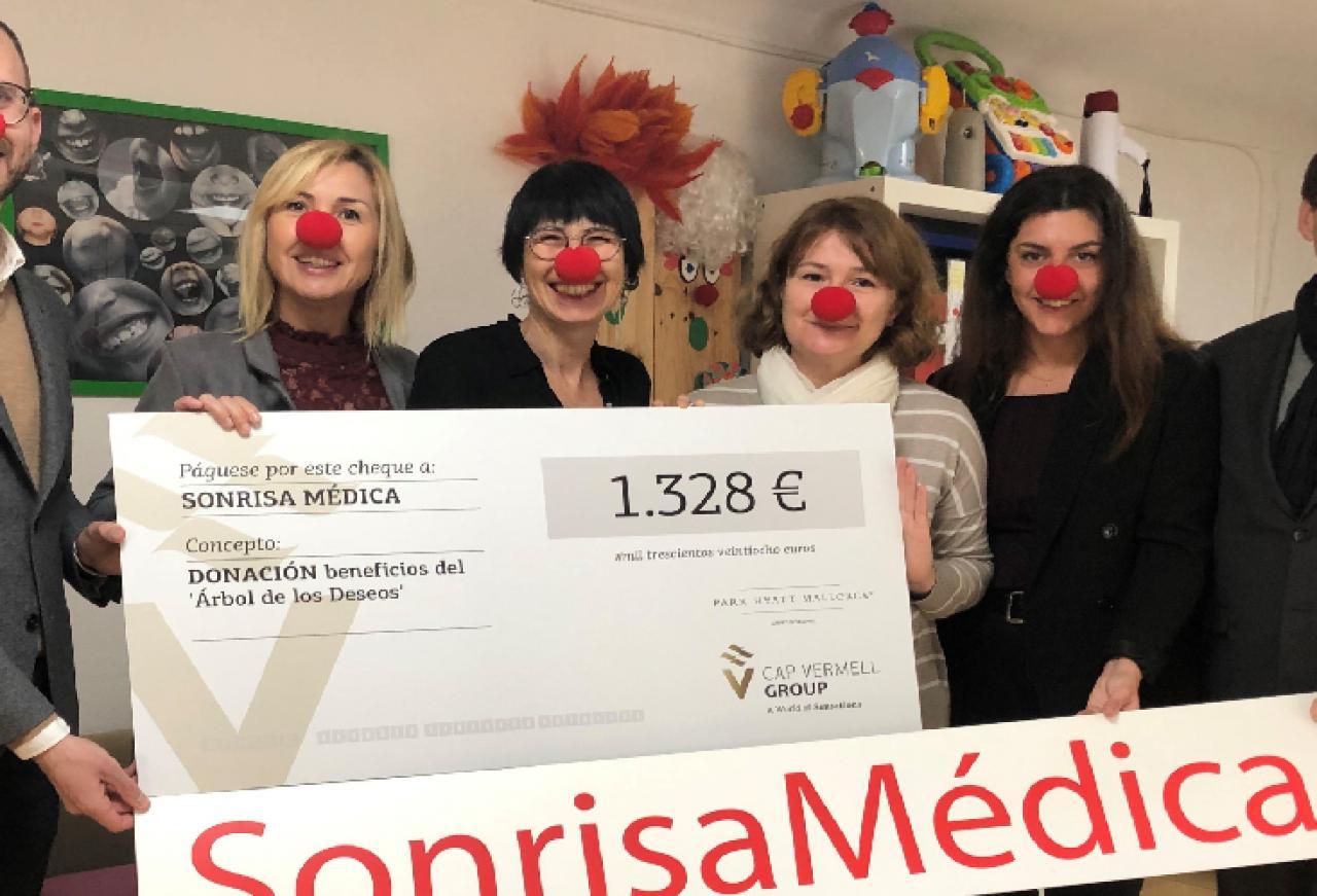 Cap Vermell Group donates the proceeds from the Christmas campaign...